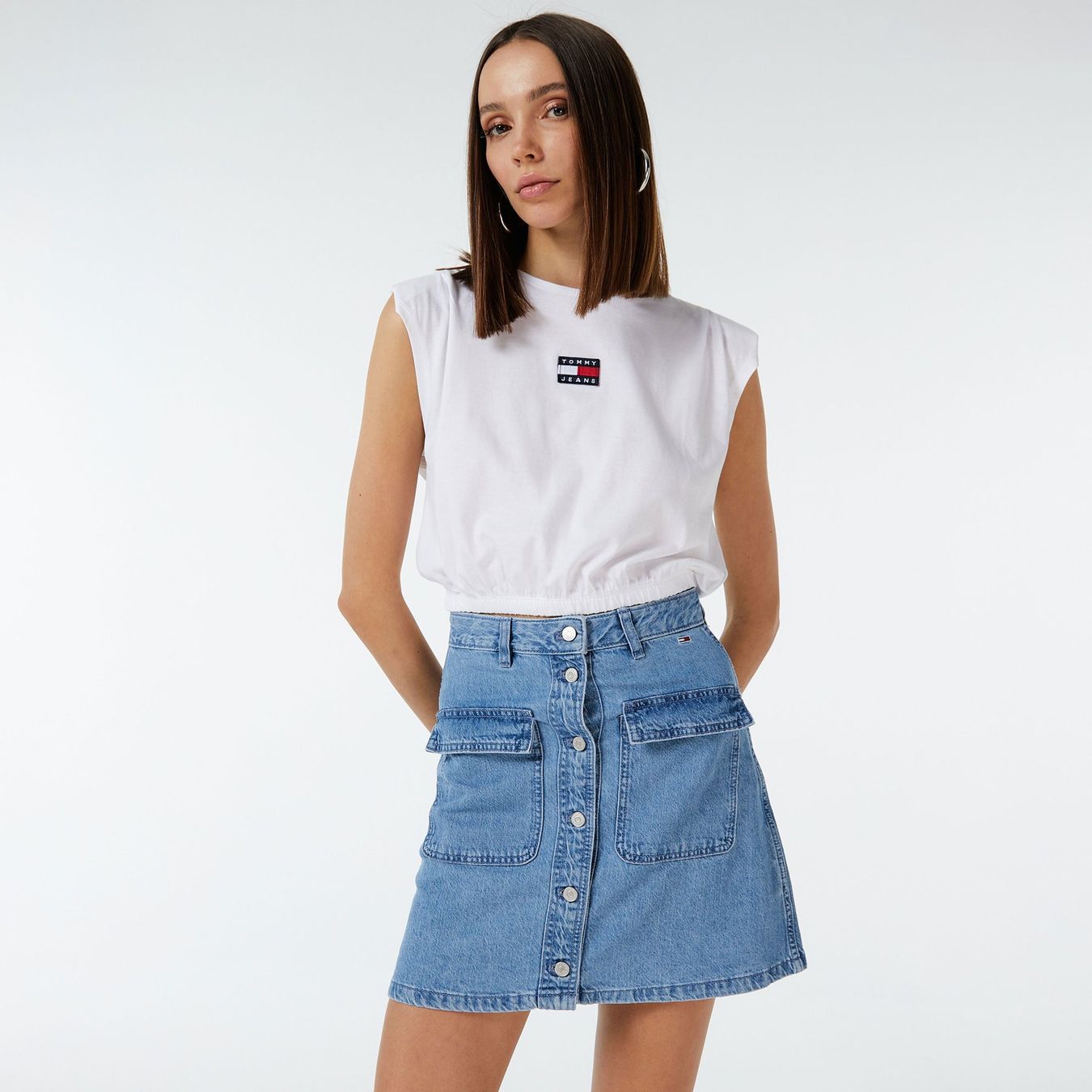 Tommy Hilfiger Top: Tommy Hilfiger Crop Top Gr. S – Usato da Zollikon venduto da Krenapf 2