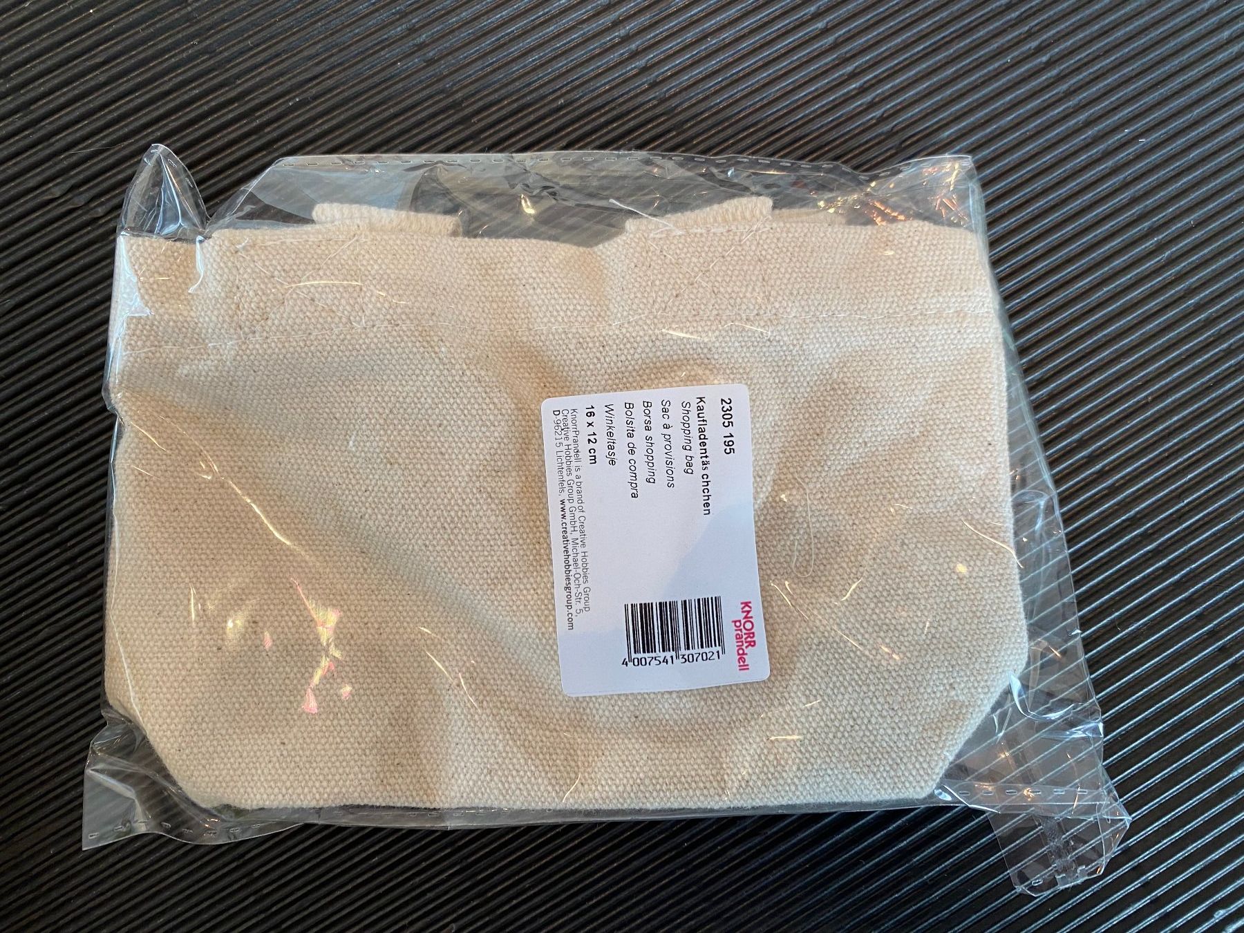Kit bricolage: Baumwoll-Täschli klein – Nuovo e nell'imballaggio originale da Egg SZ venduto da irbaku 1