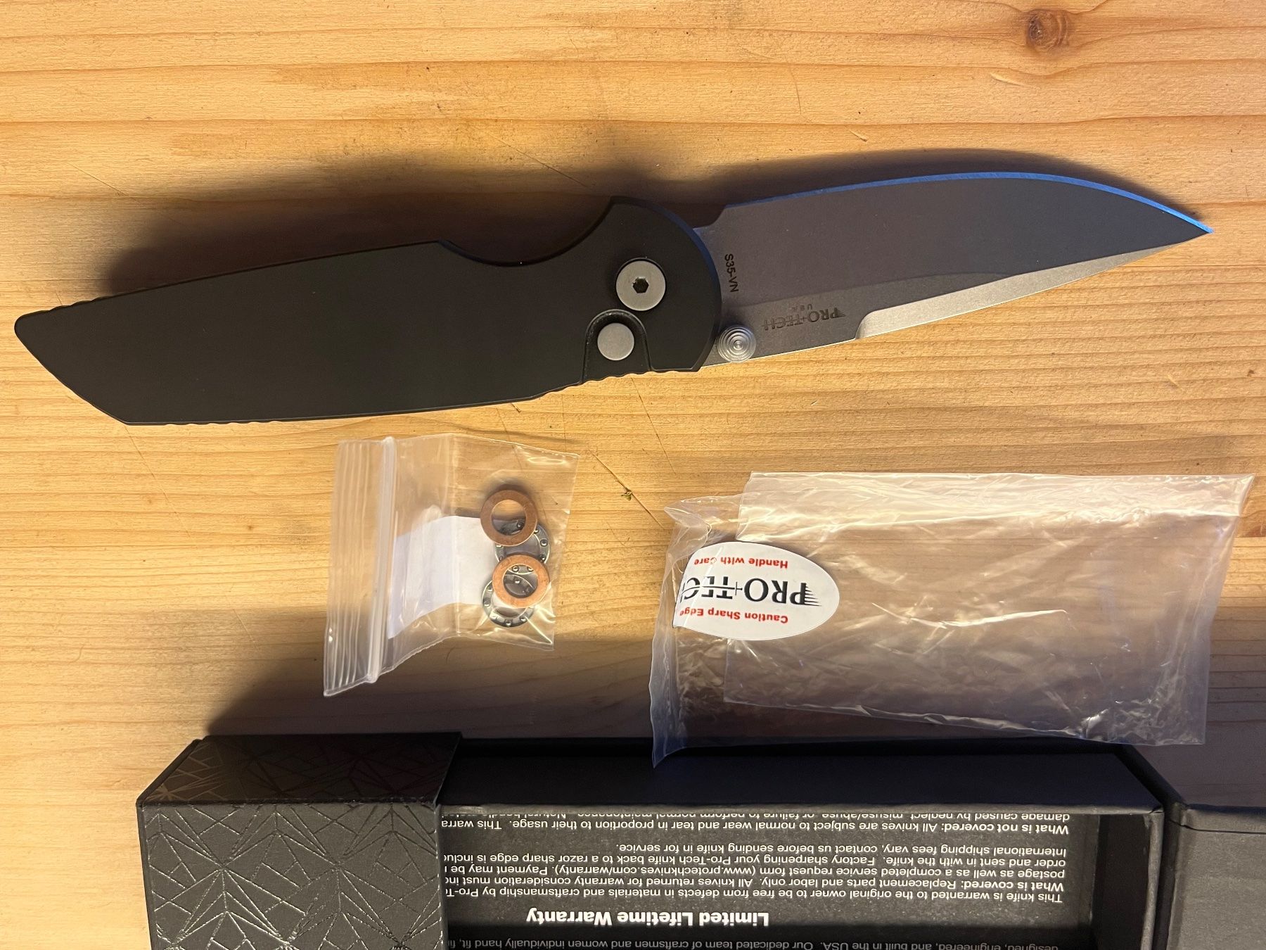Coltelli tascabile: Pro-Tech TR-3 Integrity INT101 S35VN Taschenmesser – Nuovo e nell'imballaggio originale da St. Niklaus VS venduto da wildholzmann 4