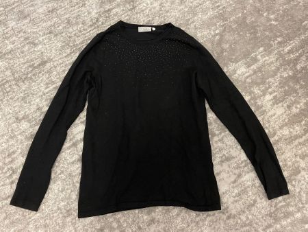 Pullover mit schwarzen Strasssteinen, Gr. 34