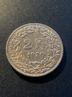 2 Franken 1920 Silber