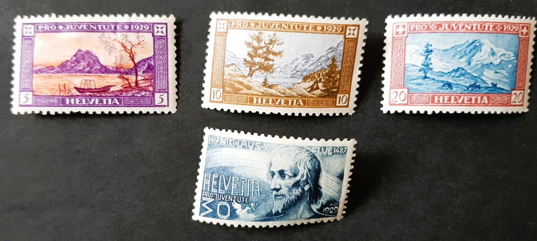 Tutti i francobolli: 1929 Pro Juventute postfrisch – Nuovo (secondo la descrizione) da Winterthur venduto da Saba1972