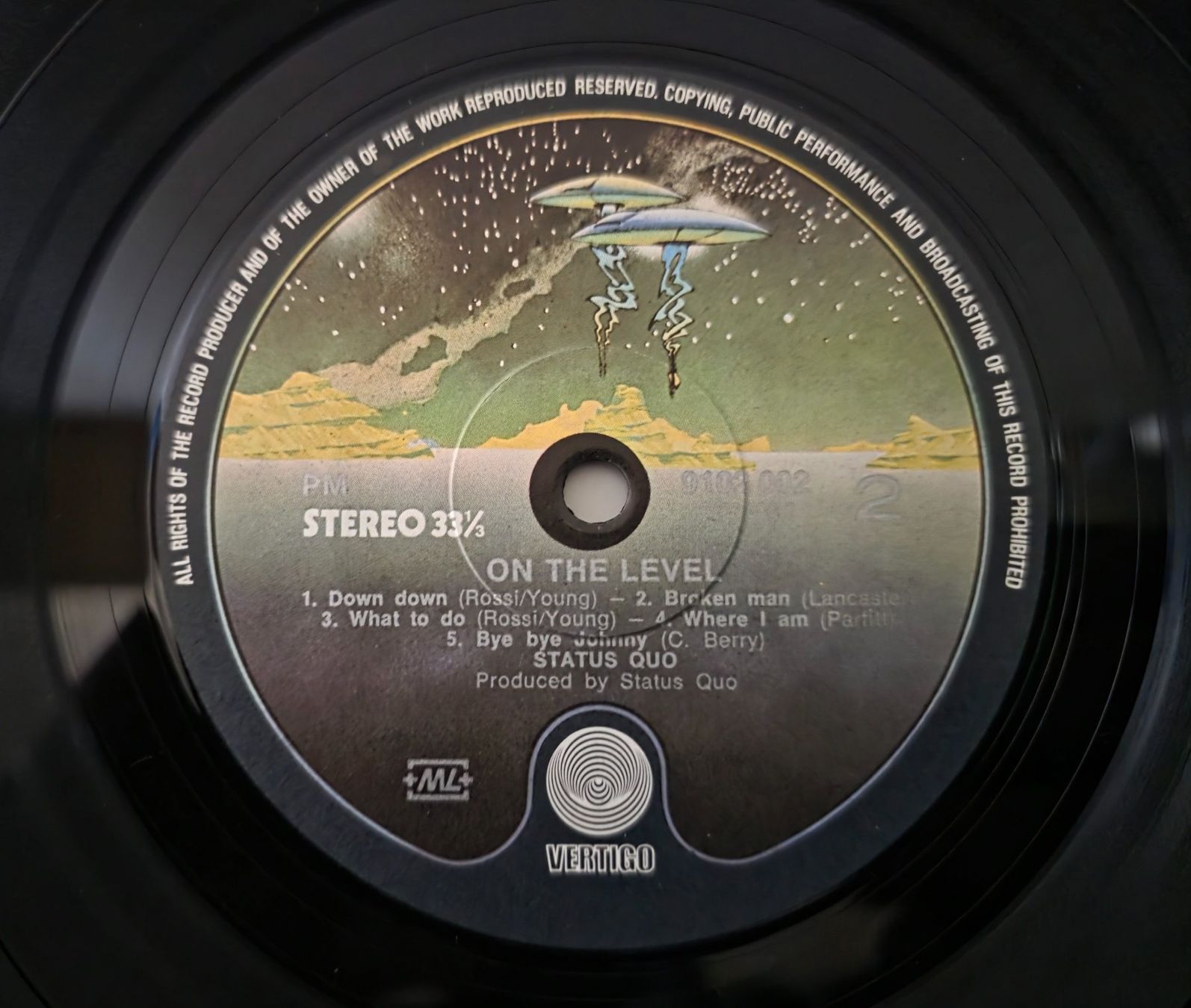 Dischi in vinile: Status Quo LP – On The Level – Usato da Root venduto da atelier22 3