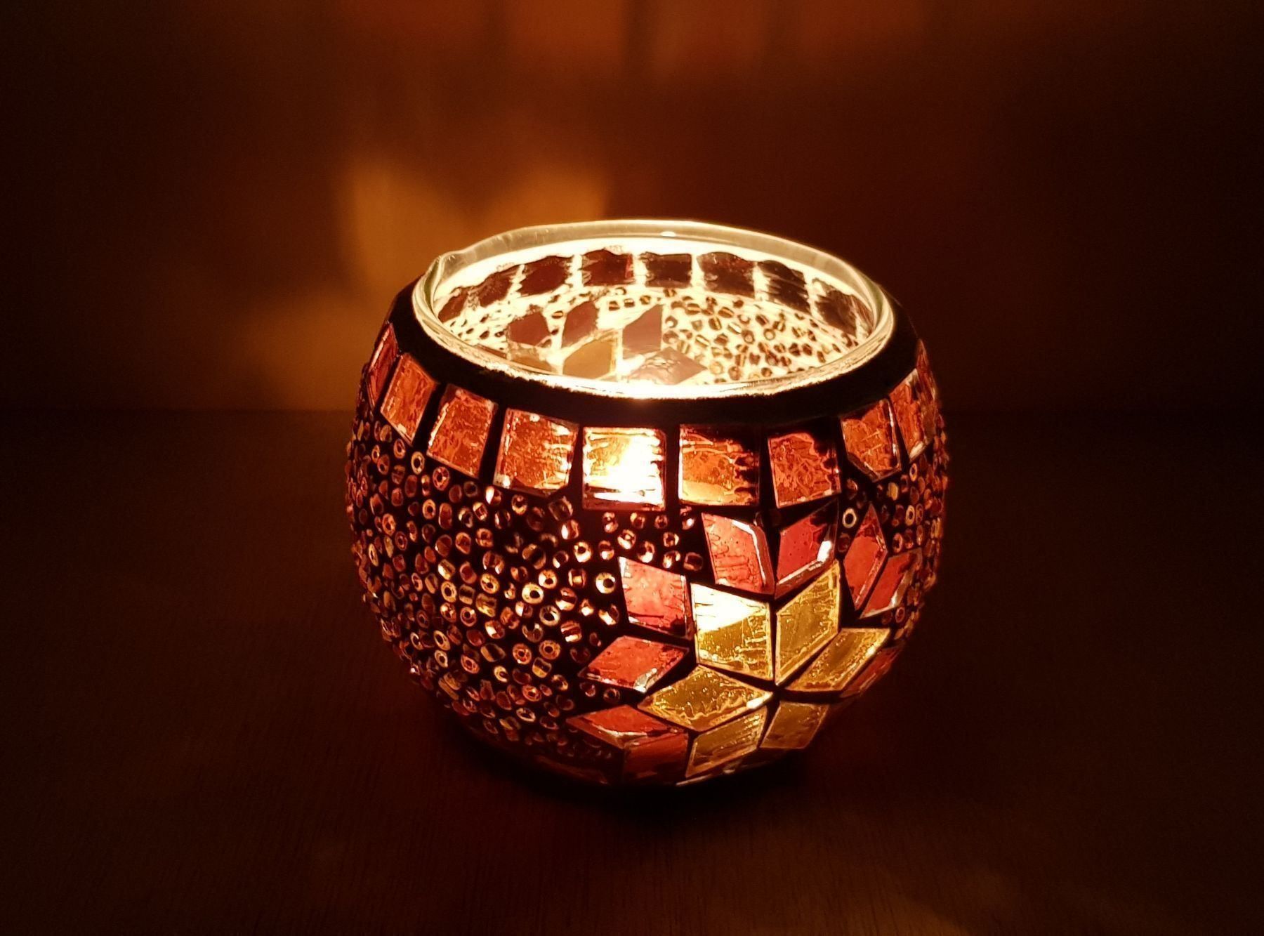 Kerzenständer: Windlicht Mosaik – Neu und originalverpackt aus Kirchberg SG von PharaoShop 6