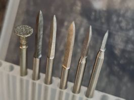 6x Loch Fräse Bit Gravur Messer Holz bohrer schnitzen drehma
