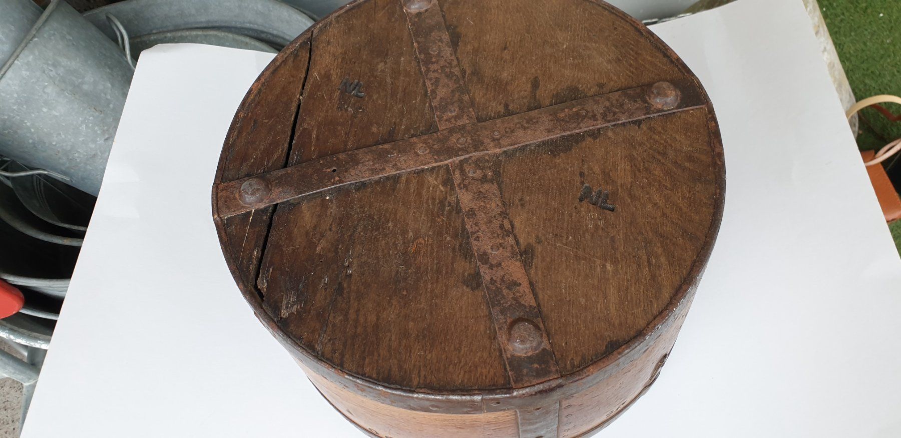 Bilance e pesi: Antikes Kornmass Waage – Usato da Emmen venduto da Brockofsky 5