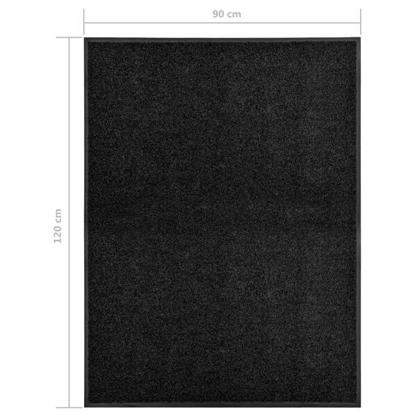 Teppiche: Fußmatte Waschbar Schwarz 90x120 cm – Neu und originalverpackt aus Oberarth von Edlwiis91 1