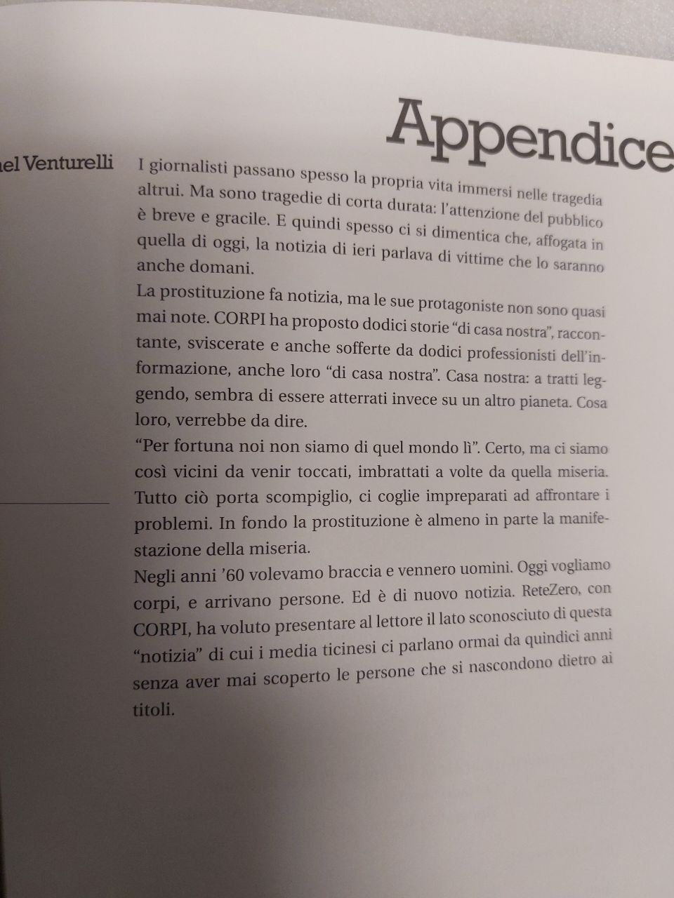 Libri: Corpi - 12 interviste nel Canton Ticino - Prostitute 2006 – Usato da Pambio Noranco venduto da Pol69 2
