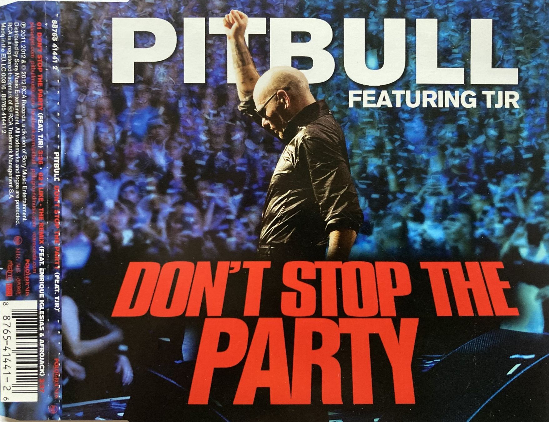 CD: PITBULL FEATURING TJR - DON'T STOP THE PARTY – Usato da Bottens venduto da hotter-than-hell