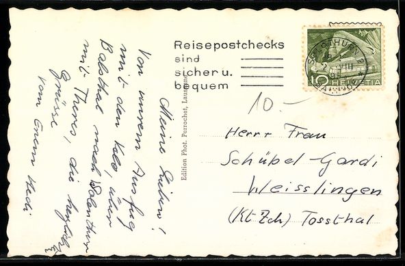 Cartes postales: AK Solothurn, Gesamtansicht mit Kirche – D'occasion à Berlin par bartko-reher 1