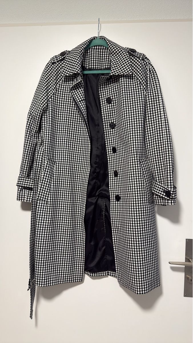Cappotti: Gingham Chic, Elie Tahari Stylish Coat for Spring Wardrobe – Usato da Effretikon venduto da lio_gjr8