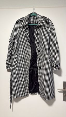 Gingham Chic, Elie Tahari Stylish Coat for Spring Wardrobe