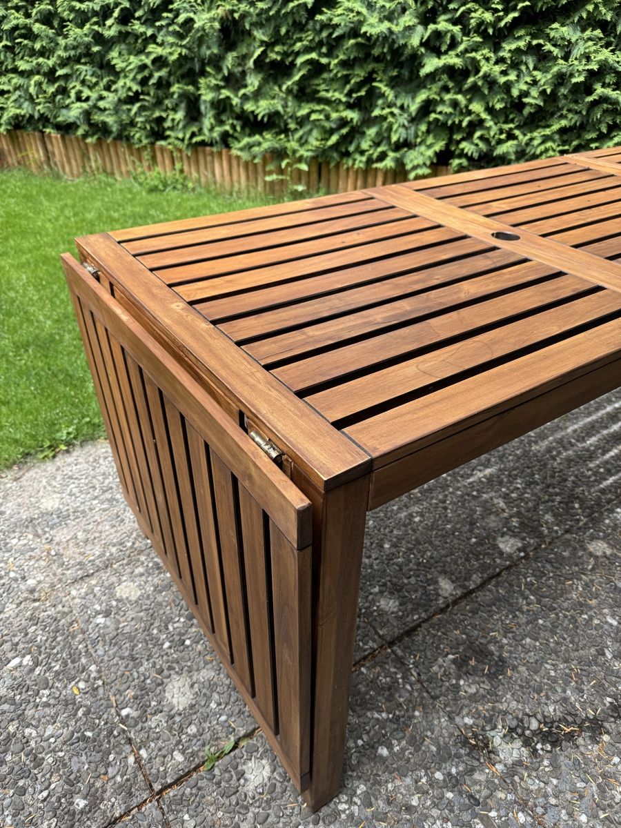 Ikea Tavoli: IKEA Holz-Gartentisch inkl. 3 Stühle – Usato da Cham venduto da GOLF2GL 5