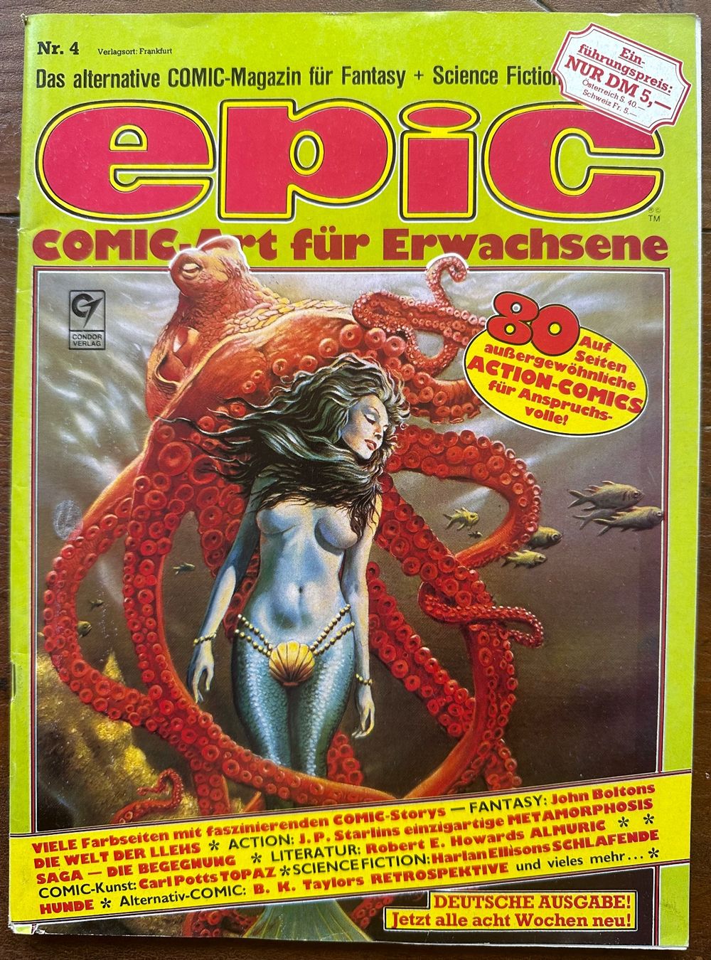 Fumetti: Epic Nr. 4, hunderte Comics ab 1.- – Usato da Seltisberg venduto da quadartswiss