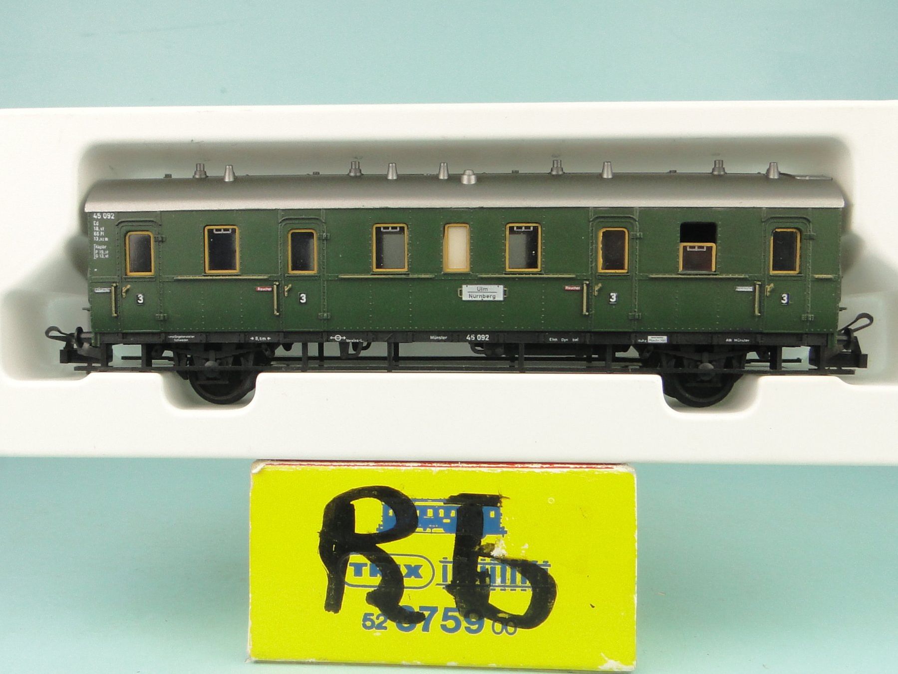 Trix Modellini di ferrovie: Spur H0 TRIX: 3759 Abteilwagen 3.Kl. – Usato da Bülach venduto da cann11 5
