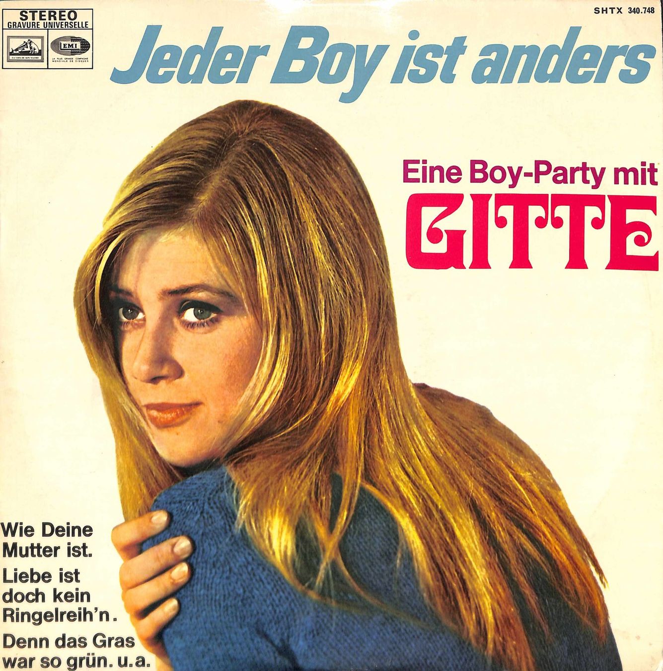 Vinyles: LP Gitte - Jeder Boy ist anders – D'occasion à Trimmis par Beax72