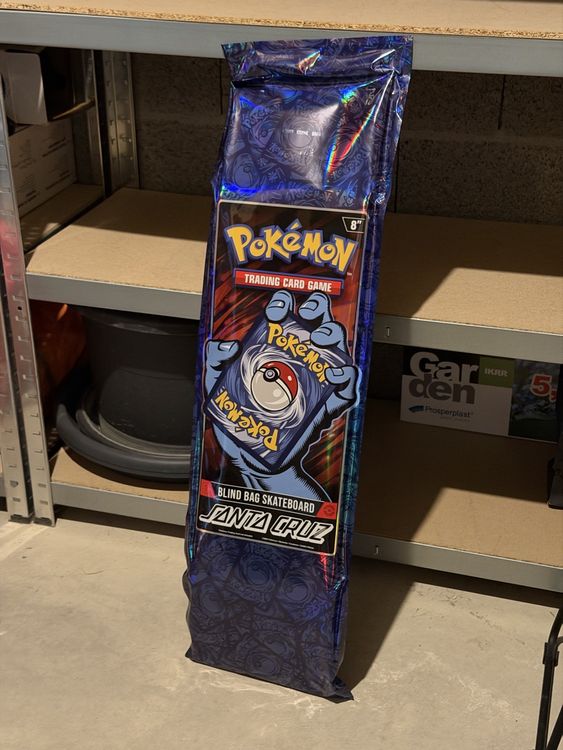 X10 Pokémon TCG Blind Bag Skateboard Santa Cruz (Neu und ...