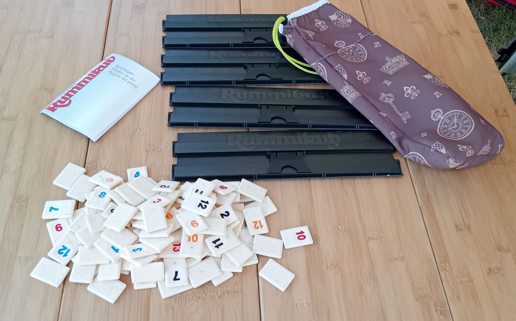 Giochi: Rummikub Original Spiel mit Ablagen,im Beutel  – Usato da Burgdorf venduto da carodesign1 2