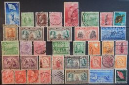 New Zealand British Lot mit alten Werten II
