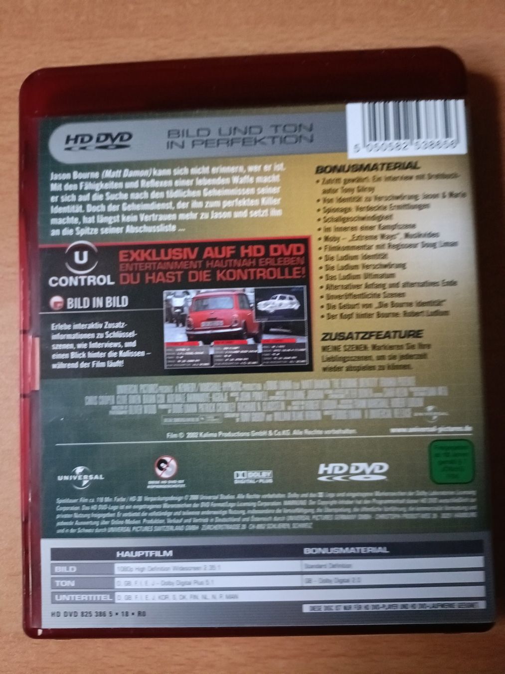 Tutti i DVDs: HD DVD - Die Bourne Identität – Usato da Köniz venduto da Movieportal007 1
