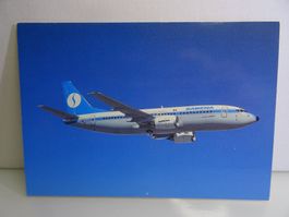 Postkarte Boeing 737-300 SABENA Belgien