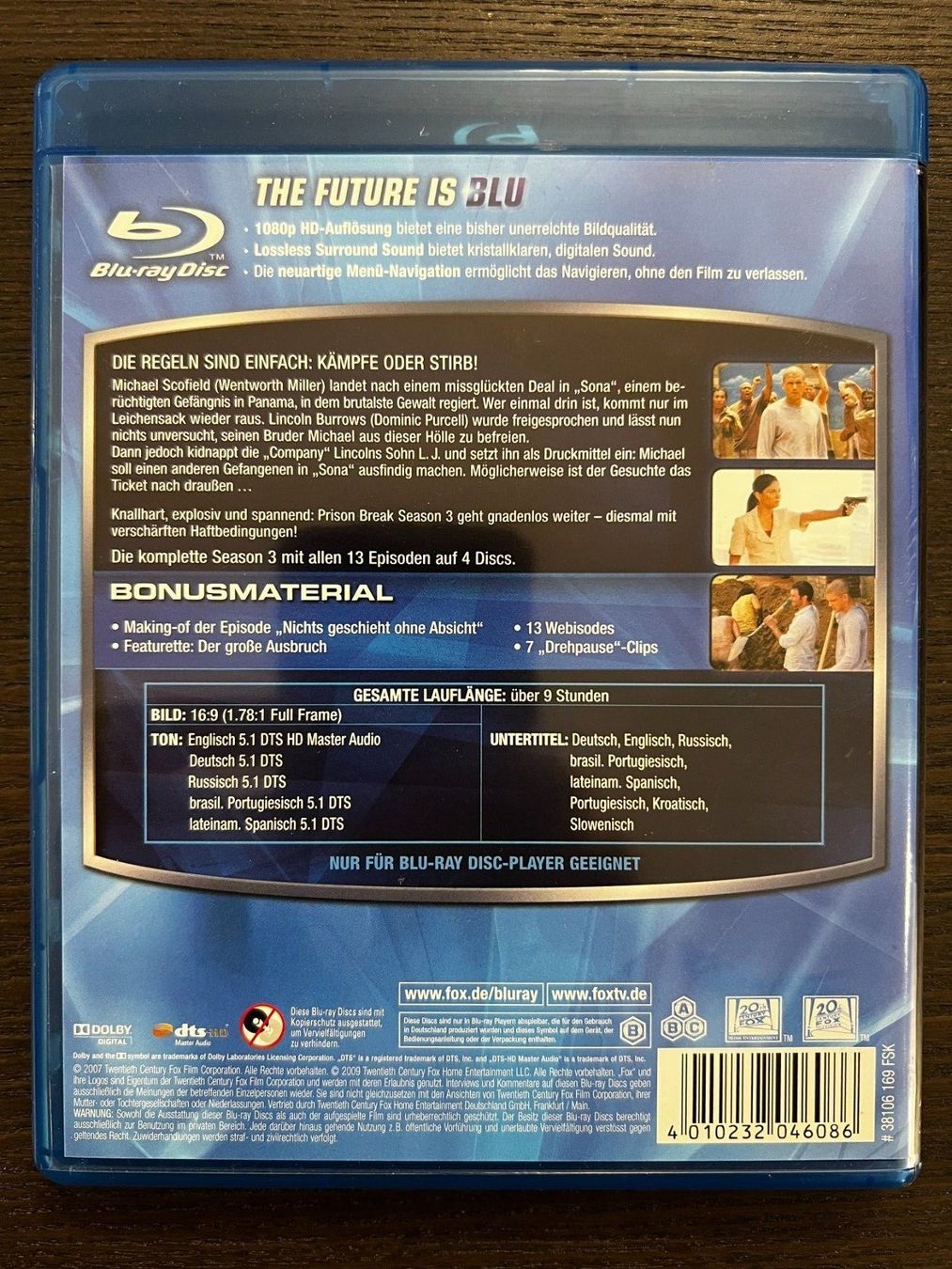 Tutti i DVDs: Prison Break - Season 3 – Usato da Zürich venduto da Blu-ray_ZH 1