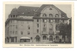 Bern - Stadt - Monbijou-Hôtel Gesellschaftshaus Typographia