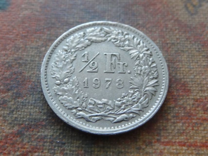 Toutes les monnaies: 1/2 Fr. 1978 – D'occasion à Romanel-sur-Lausanne par Swift13