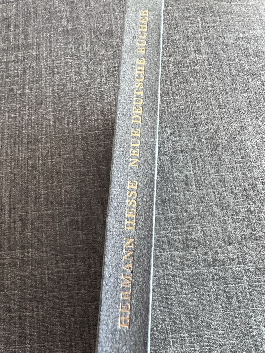 Libri: Hermann Hesse Neue Deutsche Bücher – Usato da Rüschlikon venduto da sweet_76 1