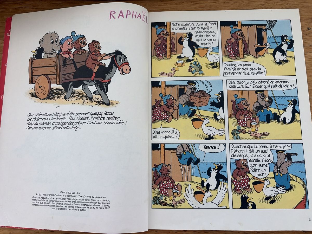Fumetti: BD PETZI et son petit frère no 13 – Usato da Echallens venduto da JAR69 2