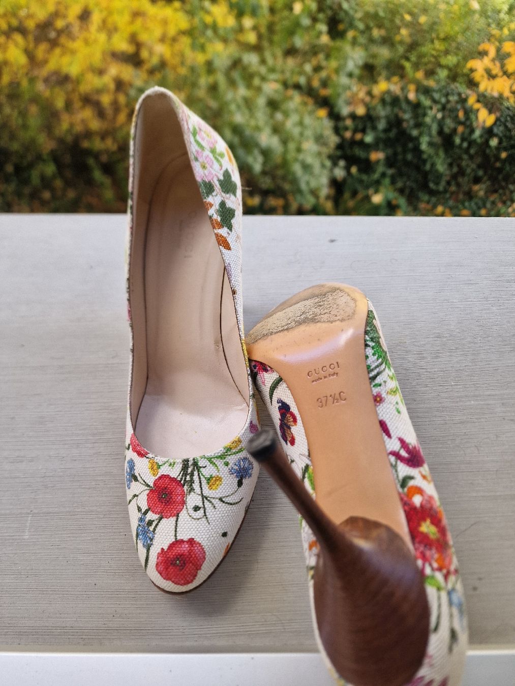 Gucci Scarpe da donna: Gucci Floral Heels, Size 37.5 – Usato da Basel venduto da chingson 3