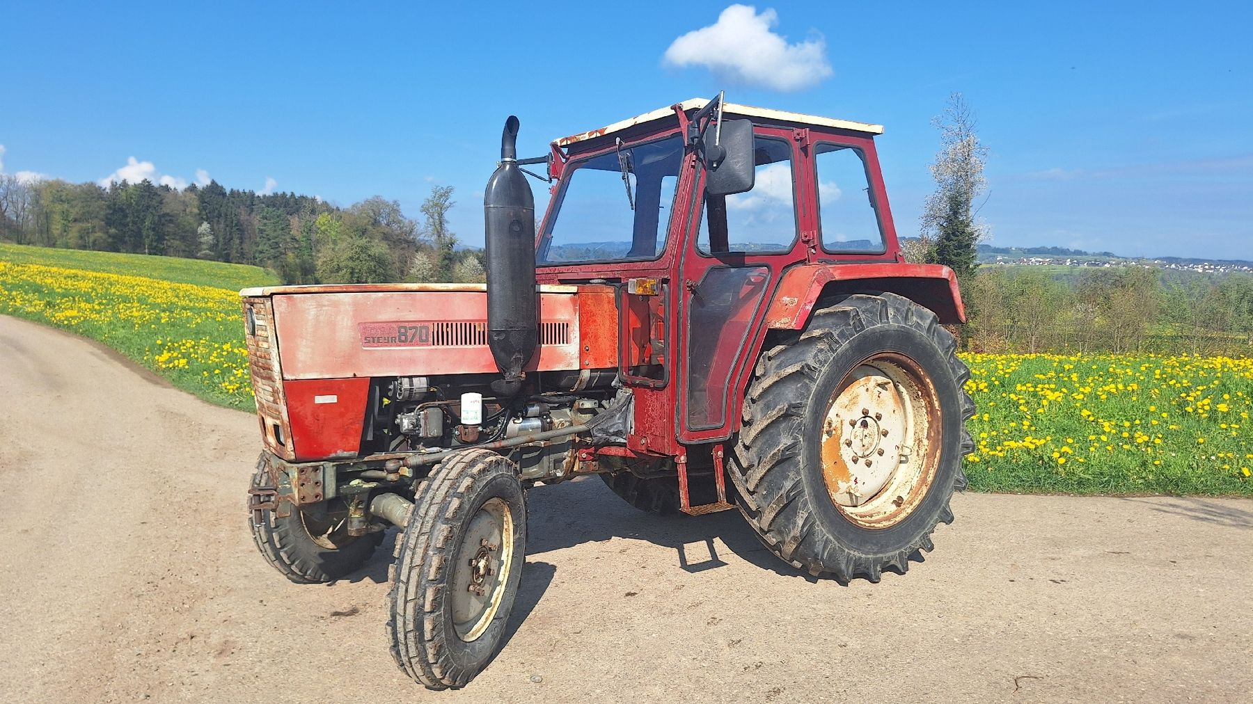 Steyr Trattori: Steyr 870 Oldtimer Traktor - zuverlässig im Einsatz! – Usato da Wolfertswil venduto da steyr8070