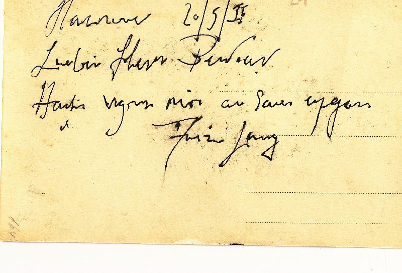 Cartoline postali: Hannover - Blumentag + 1911 – Usato da Emmenbrücke venduto da teestube 1