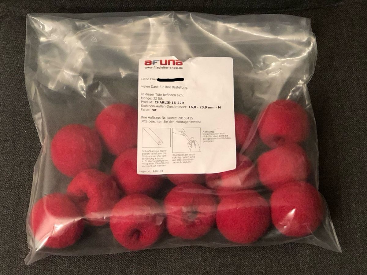 Sedie: Stuhlbeinsocken – Nuovo (secondo la descrizione) da Zürich venduto da Miffy 3