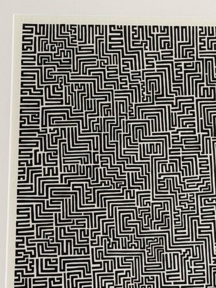 Foto & Immagini: Originale Labyrinth Zeichnung Tusche auf Papier – Usato da Gunten venduto da starfish3 4