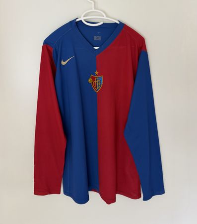 Fc Basel Nike Trikot 2007-08 Langarm Heim