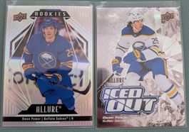 Owen Power RC 2er Set – Rookie #101 + Iced Out IO-21 – nhl