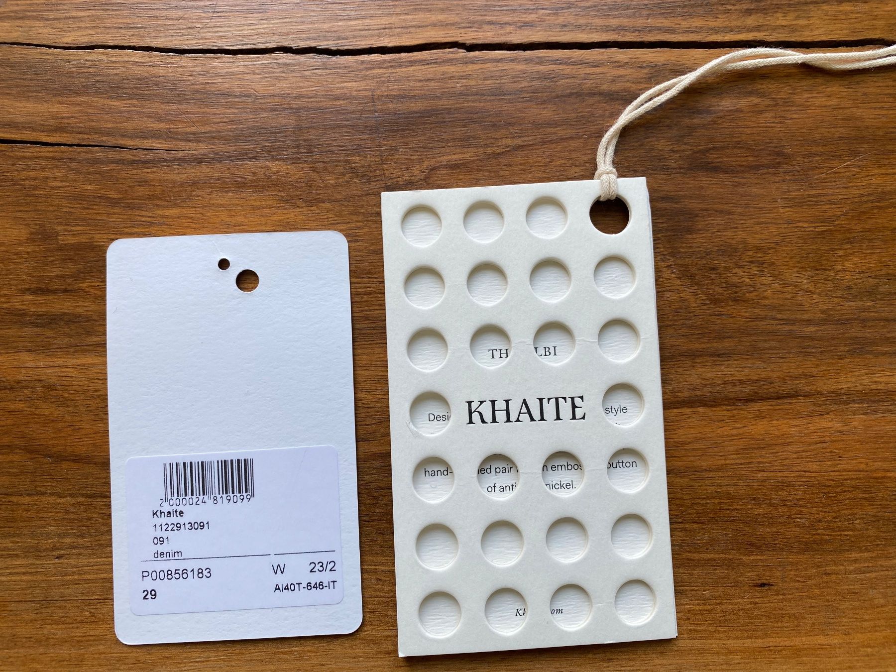 Khaite Jeans: Jeans, Schwarz, Khaite, Grösse 29 – Nuovo (secondo la descrizione) da Bern venduto da L.I.A. 3