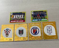 Panini 4 dorées + 2 équipes