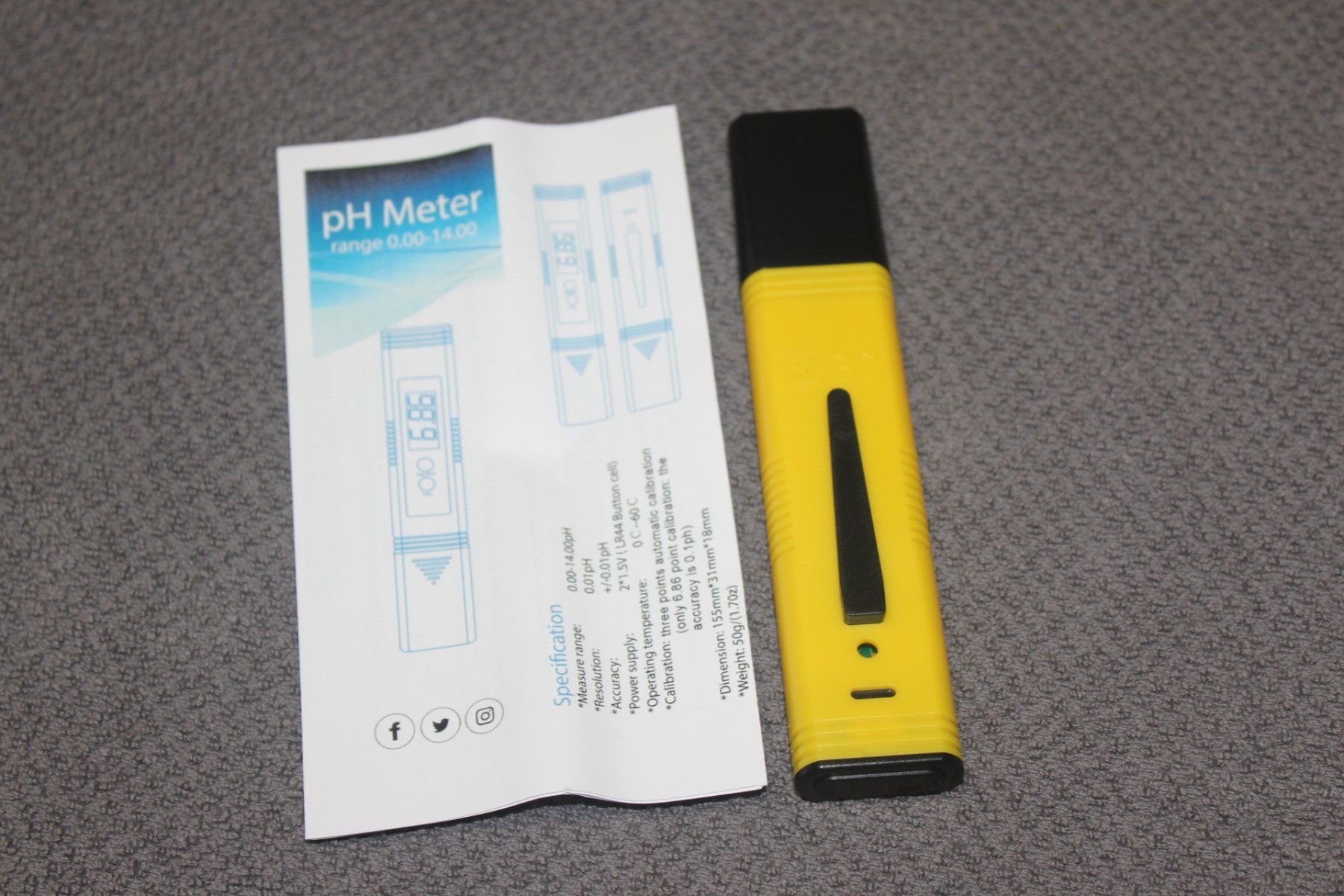 Mesurer: Digital WasserTester PH Wert Prüfer Chlor Messgerät Messer – Neuf (Voir description) à Kirchdorf AG par suntory010 1