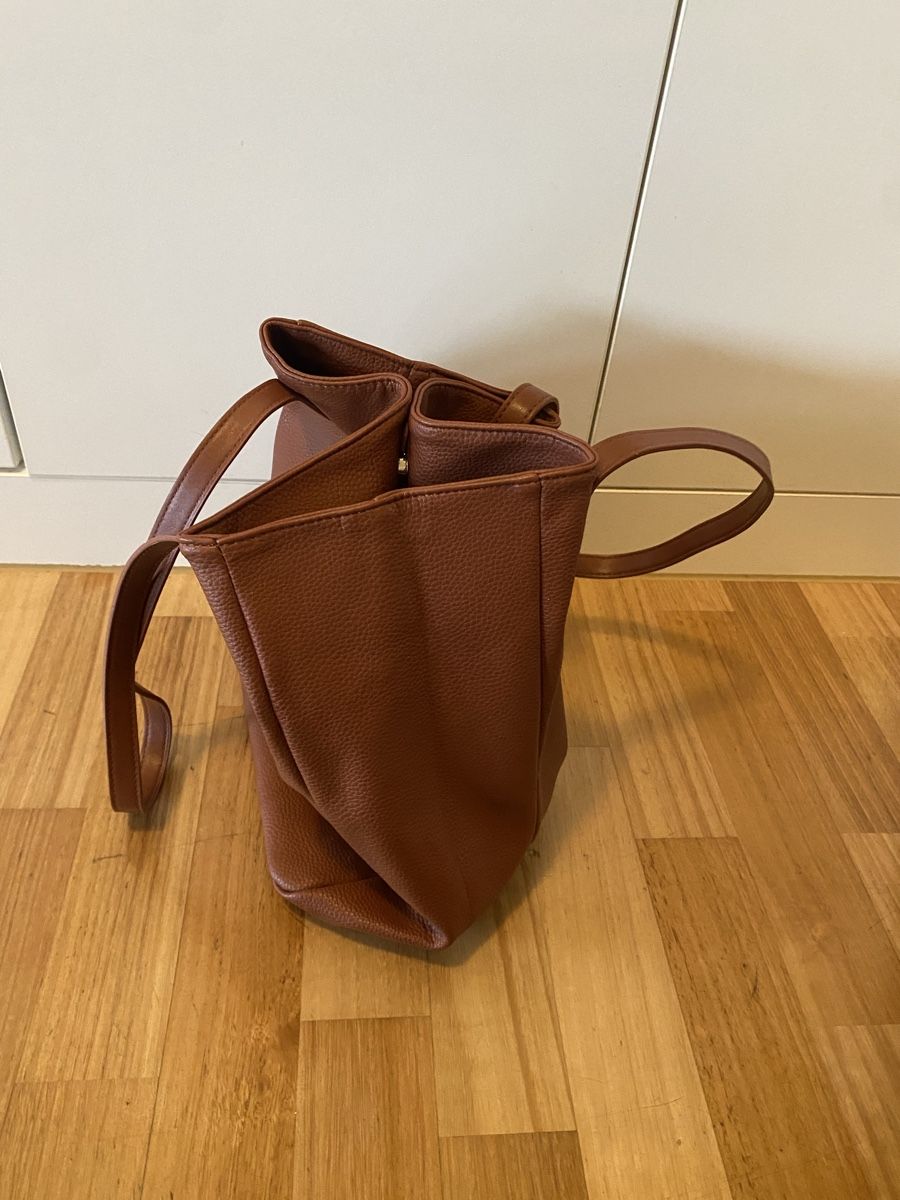 Tom Tailor Borse da donna: Braune Handtasche / Shopper aus Kunstleder – Usato da Zürich venduto da nin_y8my 2