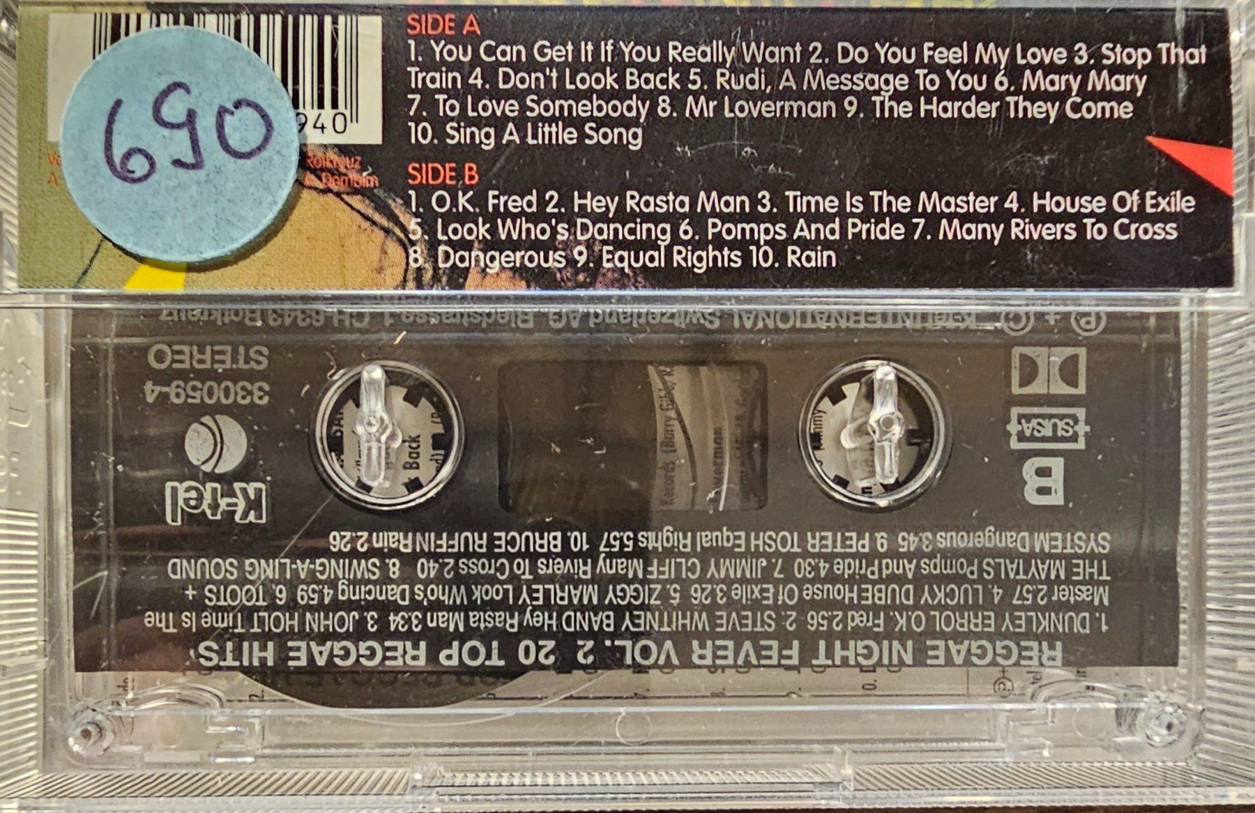 Cassettes audio: MC - Reggae Night Fever Vol. 2 – D'occasion à Wahlen b. Laufen par Cg10 1