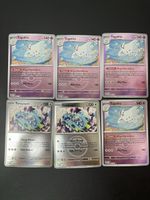 6 Carte Pokémon Rare Reverse Pokeball ME Héros Transcendant 