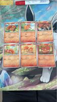 6x Pokemon Vulpix Sammelkarten Japanisch