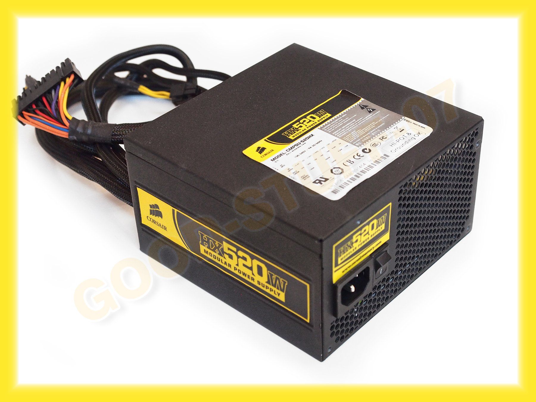 Corsair Componenti elettronici: Corsair HX520W - Alimentation PC / PC Netzteil – Usato da Corgémont venduto da GOOD-STUFF-07
