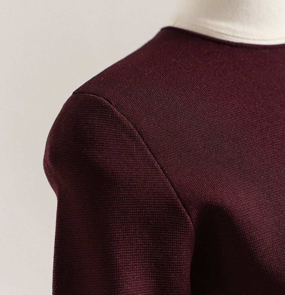 Ted Baker Kleider: Ted Baker Strickkleid Größe 3 Burgunderrot Halbarm – Neu und originalverpackt aus Veyras von ValClasse 7
