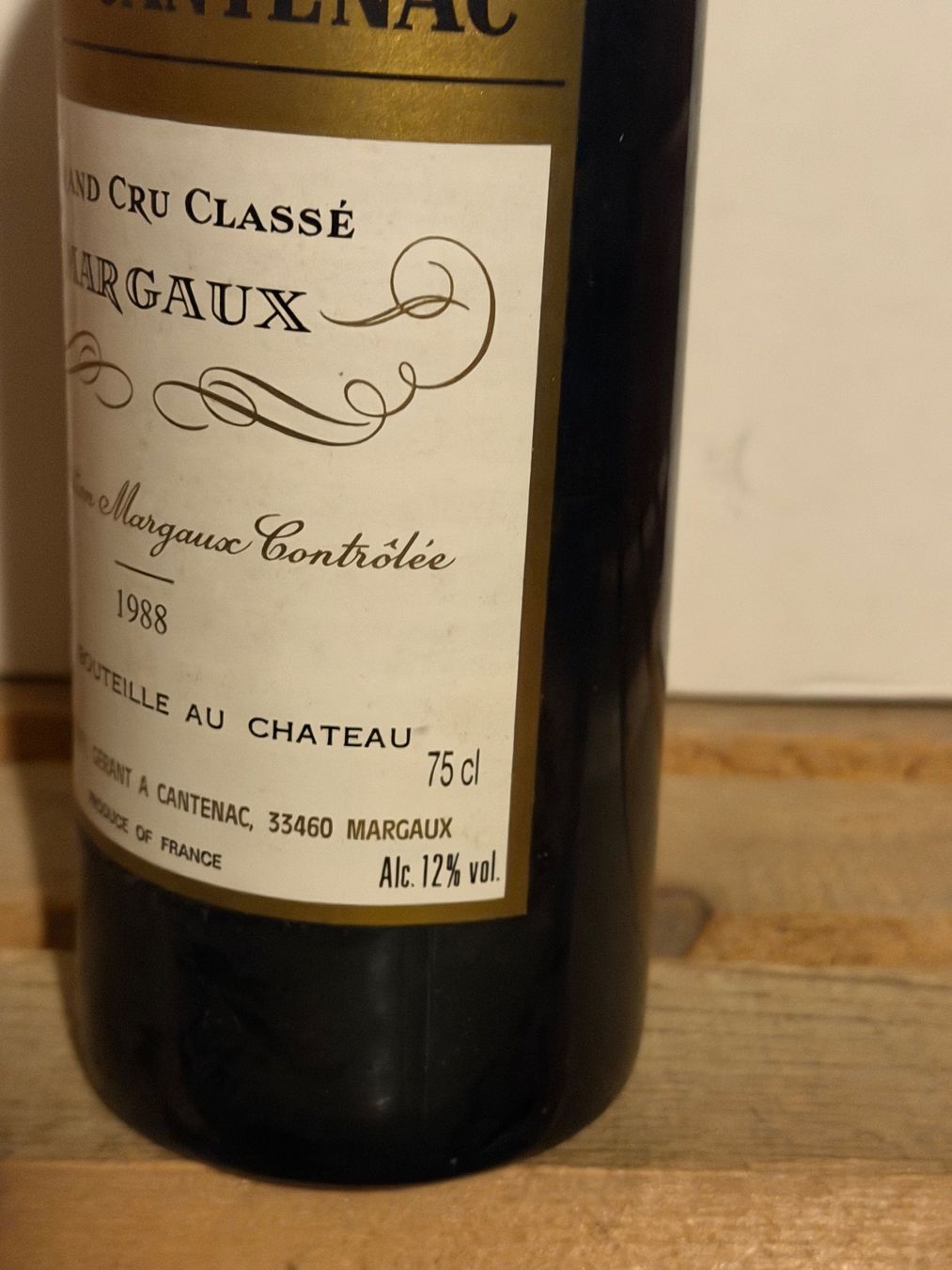 Vino: Château BOYD-CANTENAC 1988 Margaux – Nuovo (secondo la descrizione) da Roche VD venduto da avediscipule 3