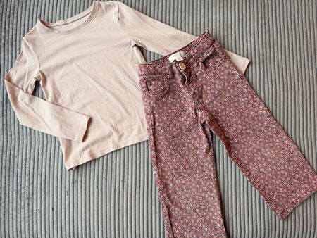 H&M Shirt & Zara Hose, Gr. 104/110/116, Top Zustand!🌸👚👖