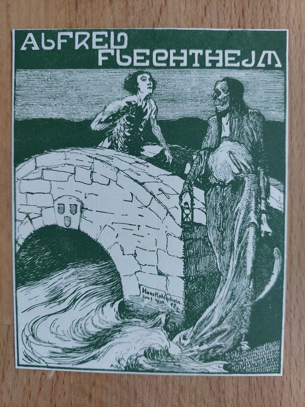 Grafica & Litografie: Exlibris Hans Kohlschein - Original Grafik – Usato da Obfelden venduto da Exlibris-Art