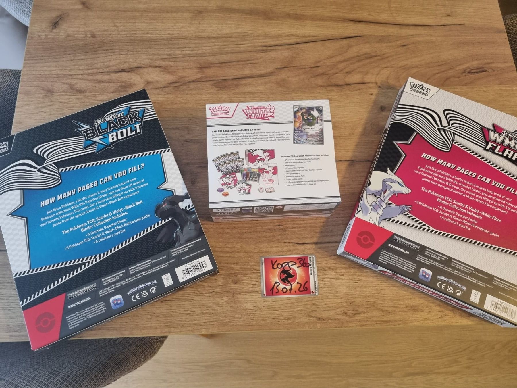 Pokémon Carte collezionabili: ETB White Flare + Binder Collection Black Bolt & White Flair – Nuovo e nell'imballaggio originale da Horw venduto da kopp360 1